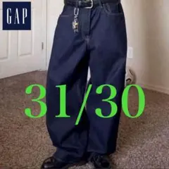 GAP スーパーバギーデニム 31W30L ダークリンス 大人気完売