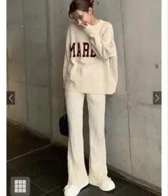 grl ロゴサガラ刺繍ニットトップス[an1308]