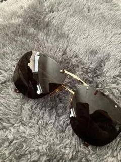 EMPORIO ARMANI サングラス EMPORIO ARMANI 602-S Y2K シールド サングラス 青ミラー - メルカリ
