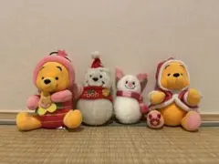 くまのプーさん ピグレット ぬいぐるみ 4点セット