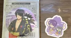 銀魂　サンリオキャラクターズ　高杉　缶バッジ　フレークシール　セット