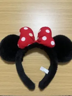 【ディズニー】ミニーマウス カチューシャ 赤水玉