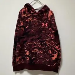 アンダーアーマー UAライバルフリース カモ フーディー パーカー YXL ロゴ