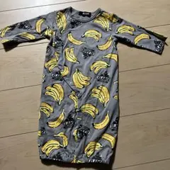 【美品】XLARGE KIDS バナナ柄ツーウェイ・ドレスオール 50-70cm