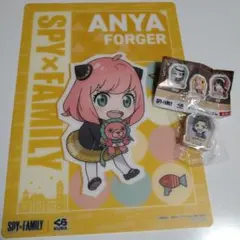 くら寿司　びっくらポン　スパイファミリー　下敷き　消しゴム　ダミアン　アーニャ