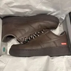NIKE×シュプリーム エアフォース1 ブラウン 26cm