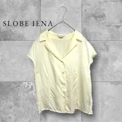 IENA スローブイエナ シャツ ブラウス 半袖 オフィス 上品 シンプル 白