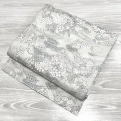 u*d様 O-487 名古屋帯 名古屋仕立て 九寸 正絹 着物