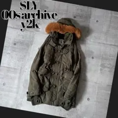 00s SLY 2way buckle military jacket y2k