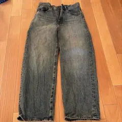GU ストレートデニムパンツ　ブルー　29