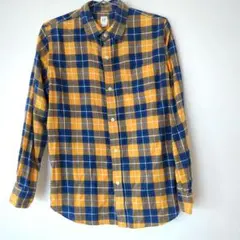 GAP KIDS 長袖シャツ XL イエローブルー
