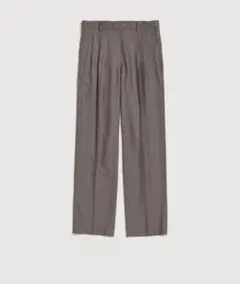 AURALEE SUPER LIGHT WOOL TWO-TUCK SLACKS
