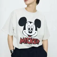 ルーズ半袖プリントT / MICKEY ミッキー Tシャツ