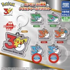 ポケモン 30周年 メタルチャーム ゼニガメ カメックス