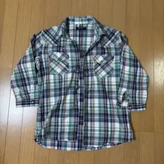 BOYCOTT チェック柄半袖シャツ サイズ2のサムネイル