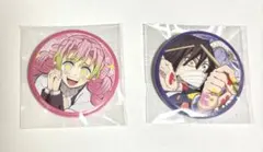 鬼滅の刃　柱稽古編　関係者記念本　缶バッジ　伊黒小芭内　甘露寺蜜璃