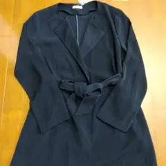 ＊未使用品＊ 長袖 コートウエストリベルト付き