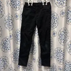 120cm ユニクロ　キッズ　ブラック　ストレッチパンツ