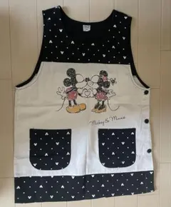ミッキー・ミニー エプロン M-L