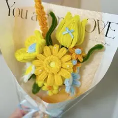 韓国/枯れない花/お祝い/フラワーモールブーケ