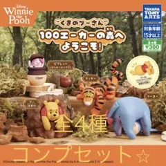 ディズニー くまのプーさん 100エーカーの森へようこそ　全4種コンプセット