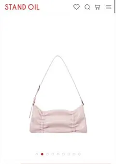 STANDOIL プリーツバッグ ベビーピンク スタンドオイル