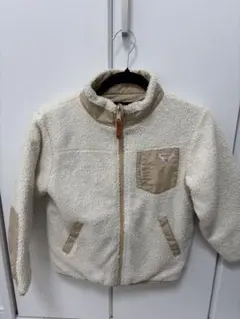フリースジャケット クリーム色 ベージュ 100cm~