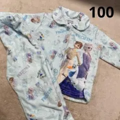 アナと雪の女王　アナとエルサ フリースパジャマ 100cm