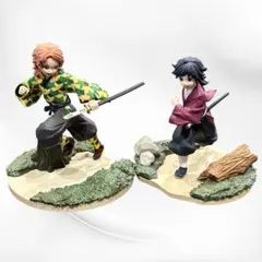 鬼滅の刃 幼少期の冨岡義勇 錆兎2点セット XrossLinkフィギュア