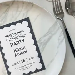 席札　メニュー表　ドリンクメニュー　結婚式　披露宴　ペーパーアイテム　s41