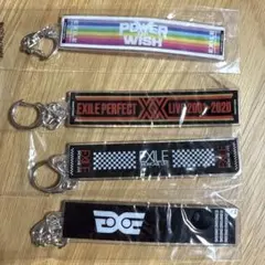 EXILE POW クリアキーホルダー 4種セット 会場カプセル