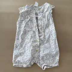 H&M 花柄ロンパース 9M