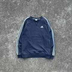 00s adidas ロンT ロゴ　メンズ　古着　3本線
