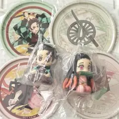 鬼滅の刃 ufotable ソフビ フィギュア コースター 竈門炭治郎 禰豆子
