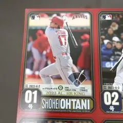 大谷翔平 2023 AL HR KING ポストカードシート 24枚セットのサムネイル