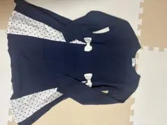 BeBe ネイビー Aライン ワンピース 長袖 130 女の子