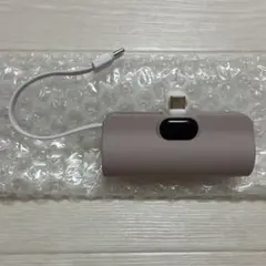 inklink モバイルバッテリー 5000mAh Type-C くすみピンク