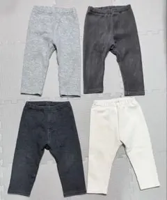 レギンス　秋冬　80サイズ　4枚　まとめ売り