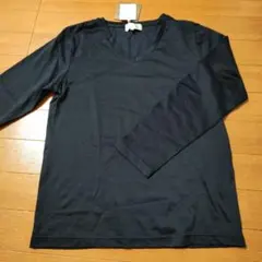 【未使用】innocent collection ネイビー Vネック M