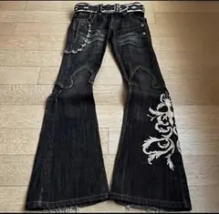 Nyx jeans denim dc jnco y2k 極太 sk8 b系 - メルカリ