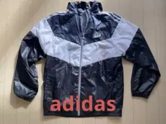 美品　adidas フード付ウィンドブレーカー