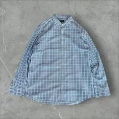 BANANA REPUBLIC チェック柄 XL 長袖シャツ アメカジ ブルー系