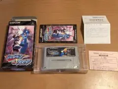 SNES ロックマン&フォルテ カプコン スーパーファミコン 箱説明書ハガキ付