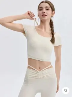 [요모멘트] 패딩 쿨 터치 인조 레이어드 탑