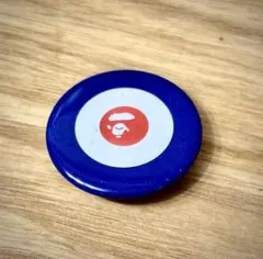 A BATHING APE 缶バッジ ラウンド型 ブルーのサムネイル