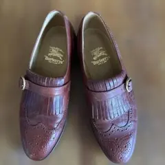 BURBERRY 茶色ローファー22.5