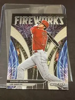 大谷翔平　インサート カード　2022 Prizm Fireworks #F-3