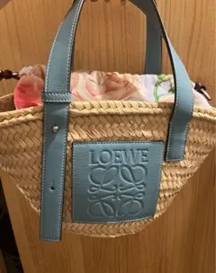 ロエベ LOEWE アナグラムバスケットスモール フレッシュミント - メルカリ