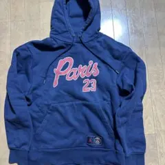ジョーダン　パリ23 ネイビー パーカー