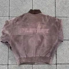 00s PLAYBOY スウェードジャケット